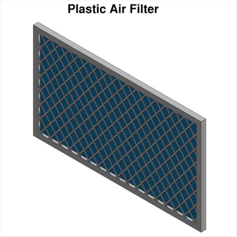 Luftfilter aus Kunststoff